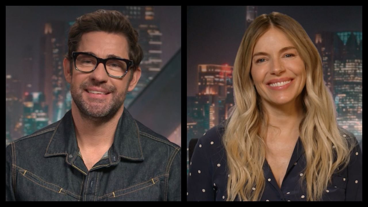 (L to R) John Krasinski and Sienna Miller star in 'Tom Clancy's Jack Ryan: Ghost War'.