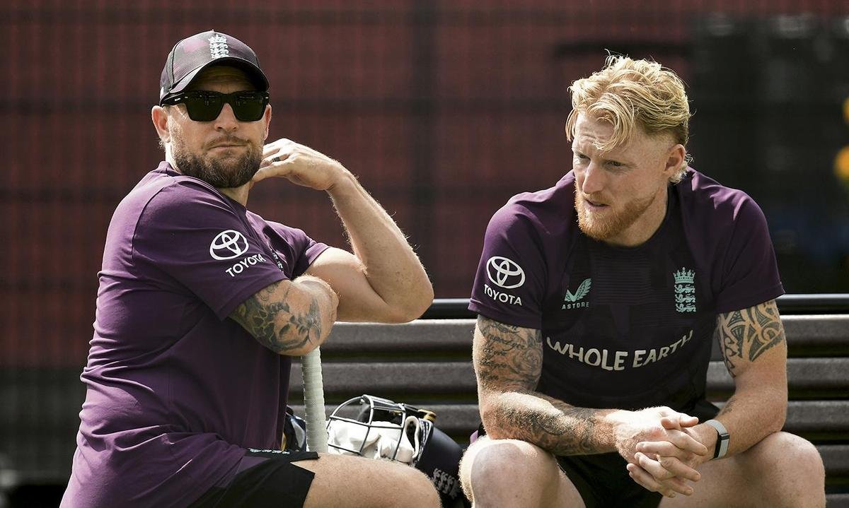 FILE PHOTO: McCullum and red-ball captain Ben Stokes have retained their positions ahead of an upcoming three-Test series at home to New Zealand.