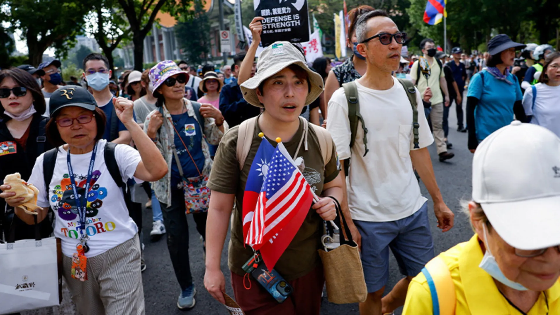 Thousands rally in Taiwan to boost defence spending amid China tensions | US-Israel war on Iran