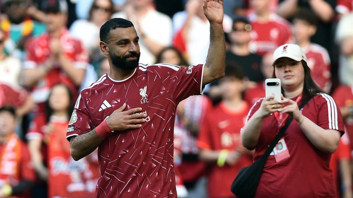 Mo Salah signs off with assist in emotional swansong as Liverpool secures 1-1 draw against Brentford
