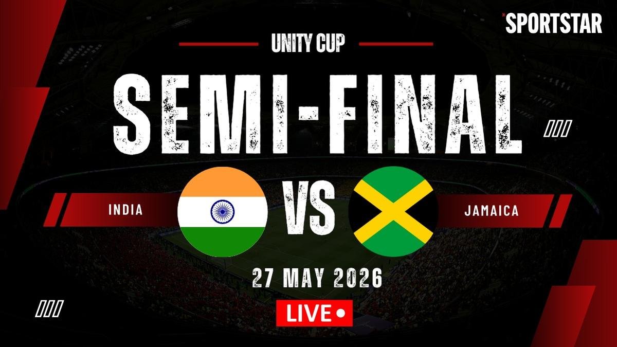 India vs Jamaica LIVE score, Unity Cup 2026 semifinal: Lineups out; Edmund starts for Khalid Jamil