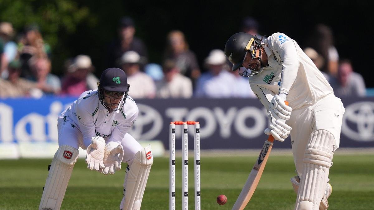 IRE vs NZ Highlights, Day 1 Only Test: New Zealand 361/5 at Stumps; Ravindra, Blundell score hundreds