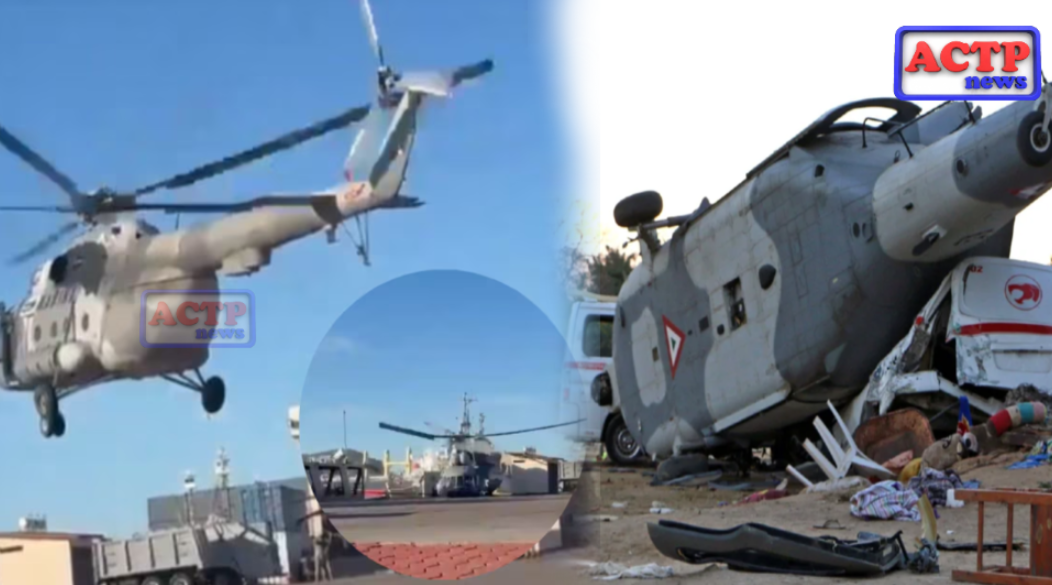 Military helicopter crashes in terrifying accident! Shocking visuals!