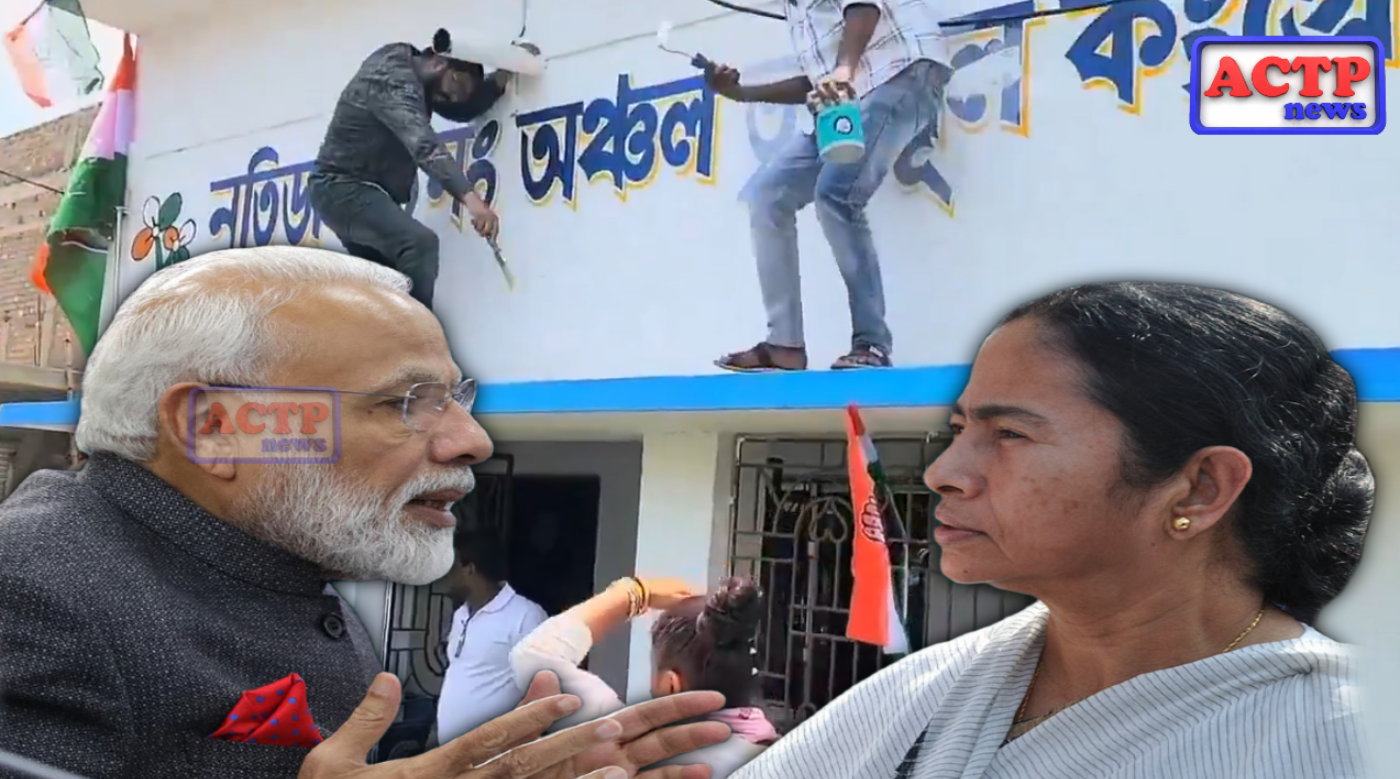 BJP brought freedom to West Bengal! Congress workers celebrate!