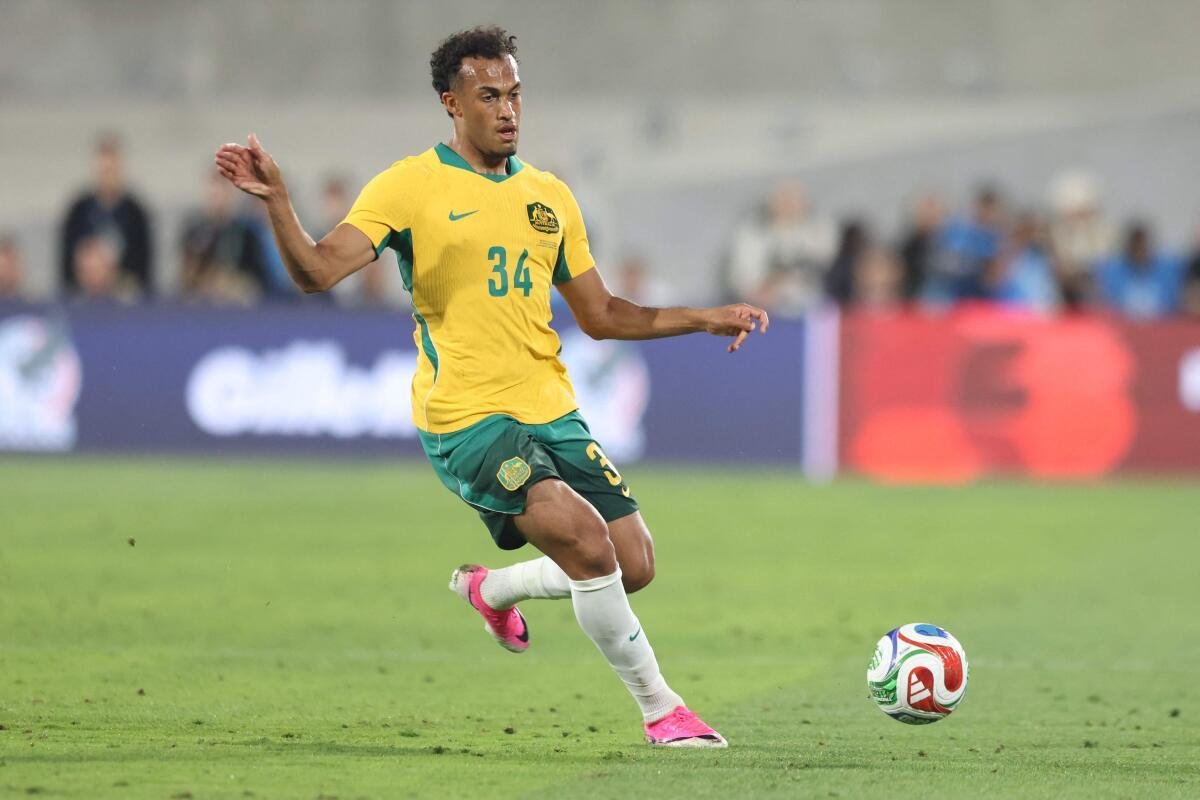 Nishan Velupillay has played six matches for Australia and scored three goals.