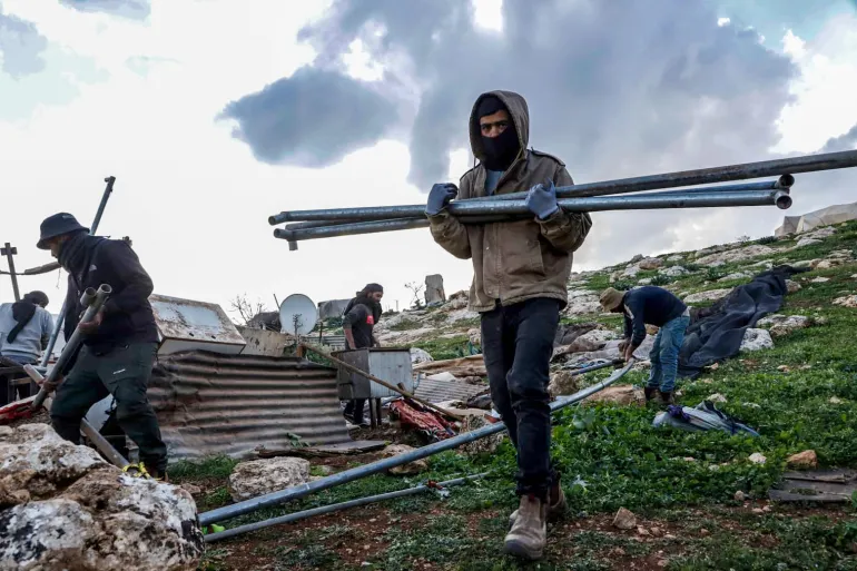 Israeli settlers are driving Palestinian shepherds from their grazing lands | Occupied West Bank | ACTPnews