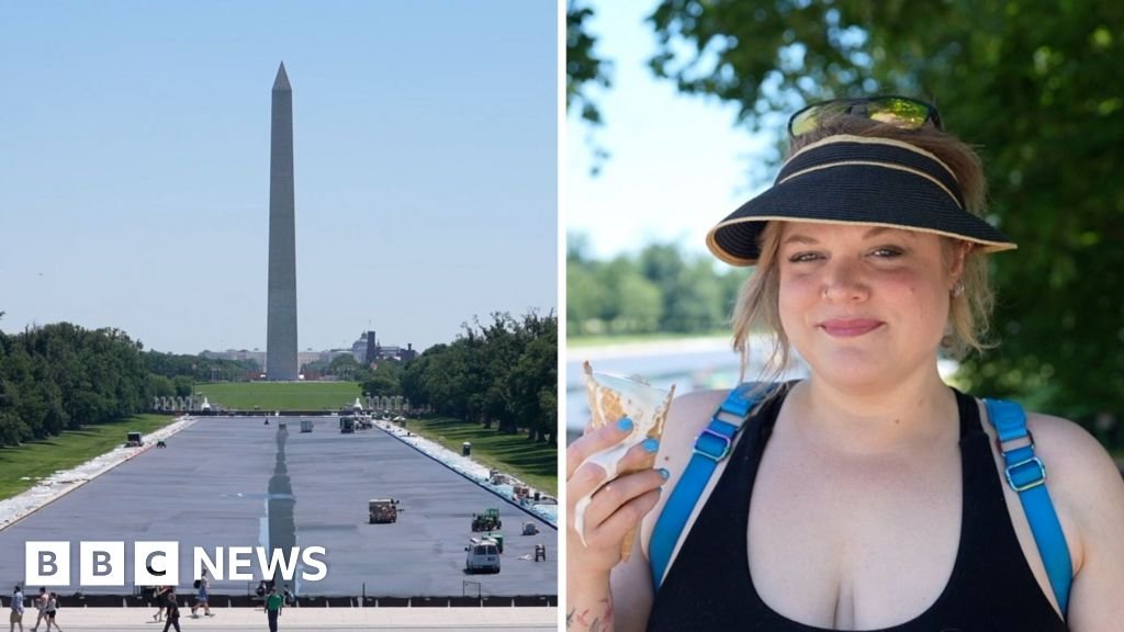 Americans react to Reflecting Pool’s completed paint job | ACTPnews