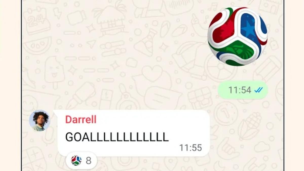 Why is there a new football emoji on WhatsApp ahead of FIFA World Cup 2026?
