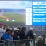US open suspended early in first round due to inclement weather | ACTPnews