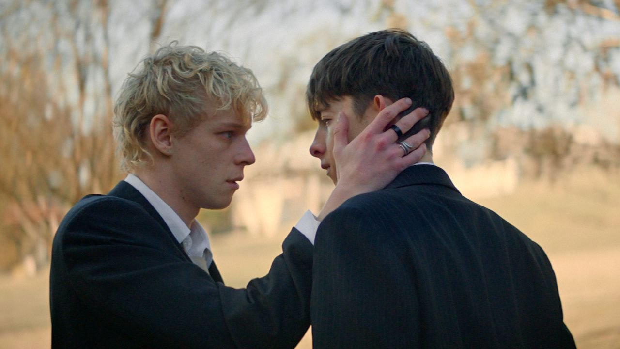 (L to R) Stacy Clausen and Joe Bird star in 'Leviticus'. Photo: Neon.