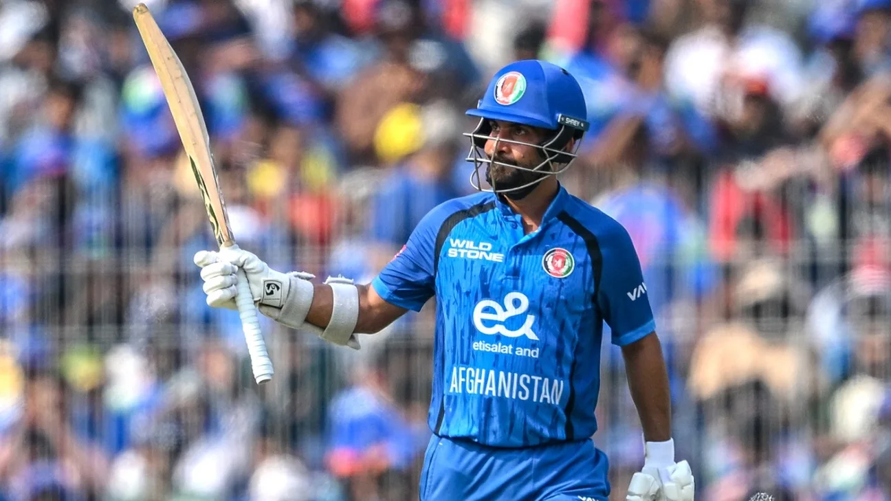 Ind vs Afg - Hashmatullah Shahidi handed one demerit point for running on pitch
