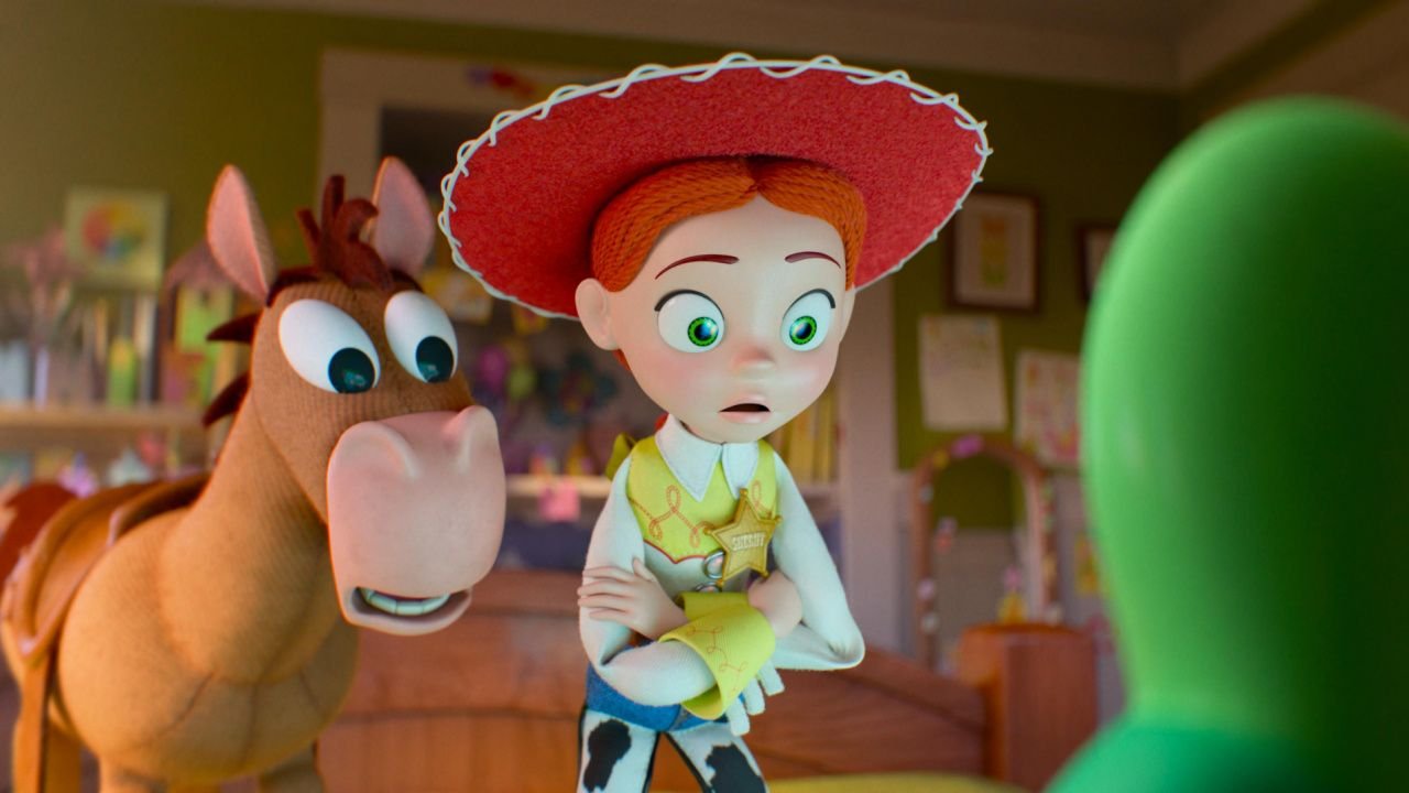 (L to R) Bullseye and Jessie with Lilypad in Disney and Pixar's 'Toy Story 5'. Photo courtesy of Pixar. © 2026 Disney/Pixar. All Rights Reserved.