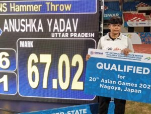 Anushka breaks hammer throw national record, carries father Sushil’s dream to Asian Games stage | ACTPnews
