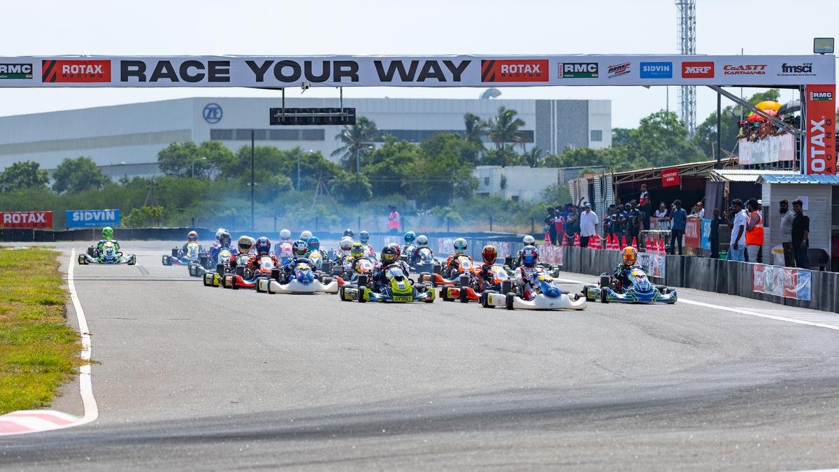 With packed grids and clear-eyed kids, India’s karting scene revs up