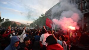 Morocco fans celebrate as Dutch World Cup exit sparks clashes in The Hague | ACTPnews