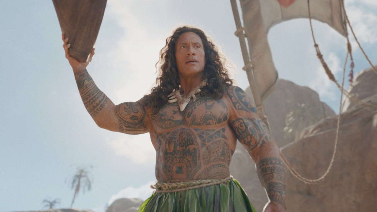 Dwayne Johnson as Maui in Disney's live-action 'Moana'. Photo courtesy of Disney. © 2026 Disney Enterprises, Inc. All Rights Reserved.