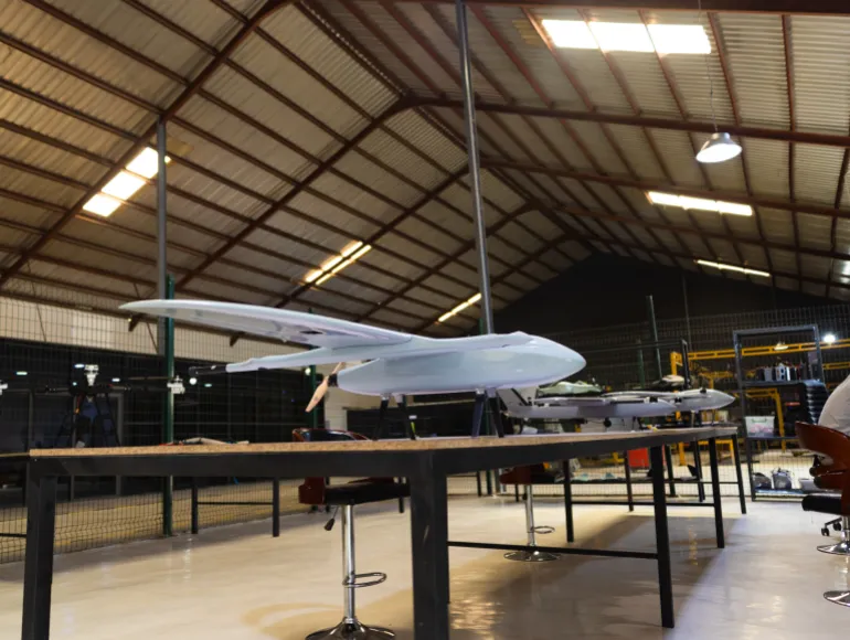 The Archer drone, developed by Terra Industries, is part of a new generation of locally manufactured military technology emerging across Africa [Terra Industries]
