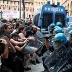 Italy protests: Dozens hurt in Bologna after man dies while being restrained by police | ACTPnews