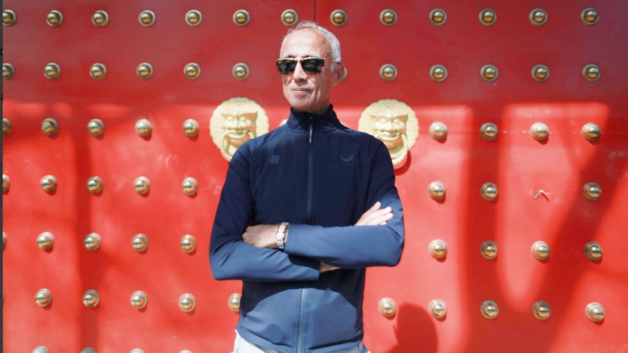 Andrew Ridgeley in 'Wham! 10 Days in China'. Photo credit: © Craig Hastings.