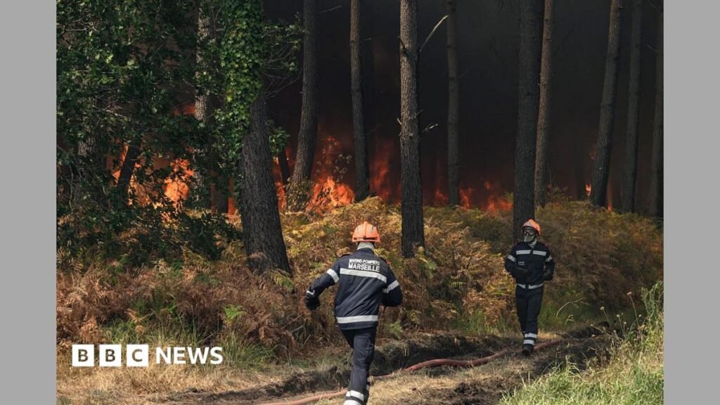France wildfire crews face searing heat in battle to contain flames | ACTPnews