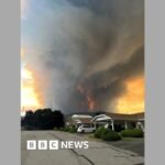 Fast-moving Canada wildfire doubles in size forcing thousands to flee homes | ACTPnews