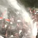 Watch: Jharkhand protesters echo Bihar, dance as police turn water cannons on them | India News | ACTPnews