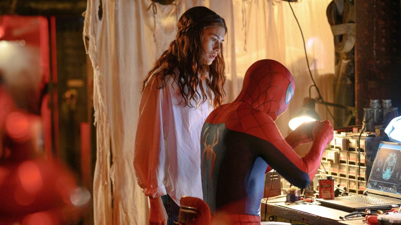 (L to R) Tom Holland and Zendaya star in 'Spider-Man: Brand New Day'. Photo: Sony Pictures.