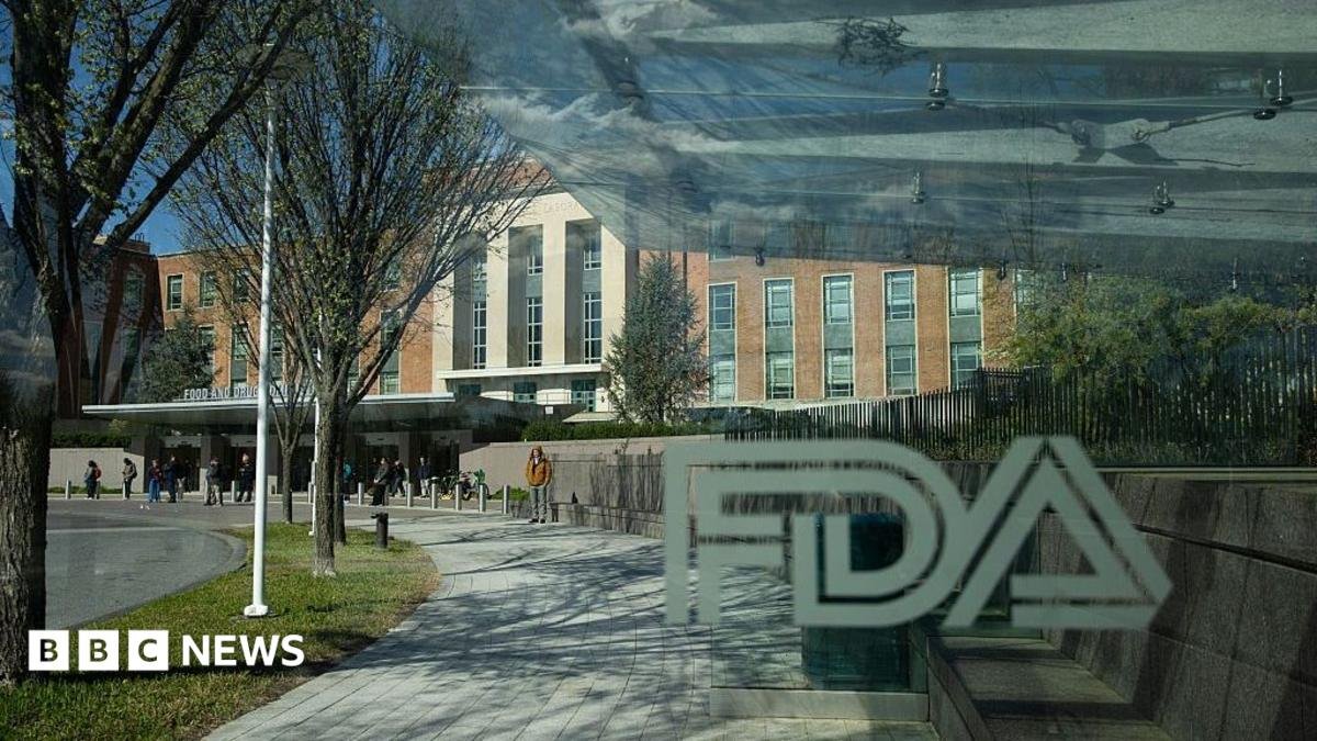 The FDA building is shown