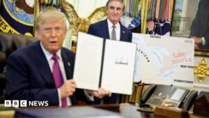 Trump signs order to rename Lake Ontario to Lake America | ACTPnews