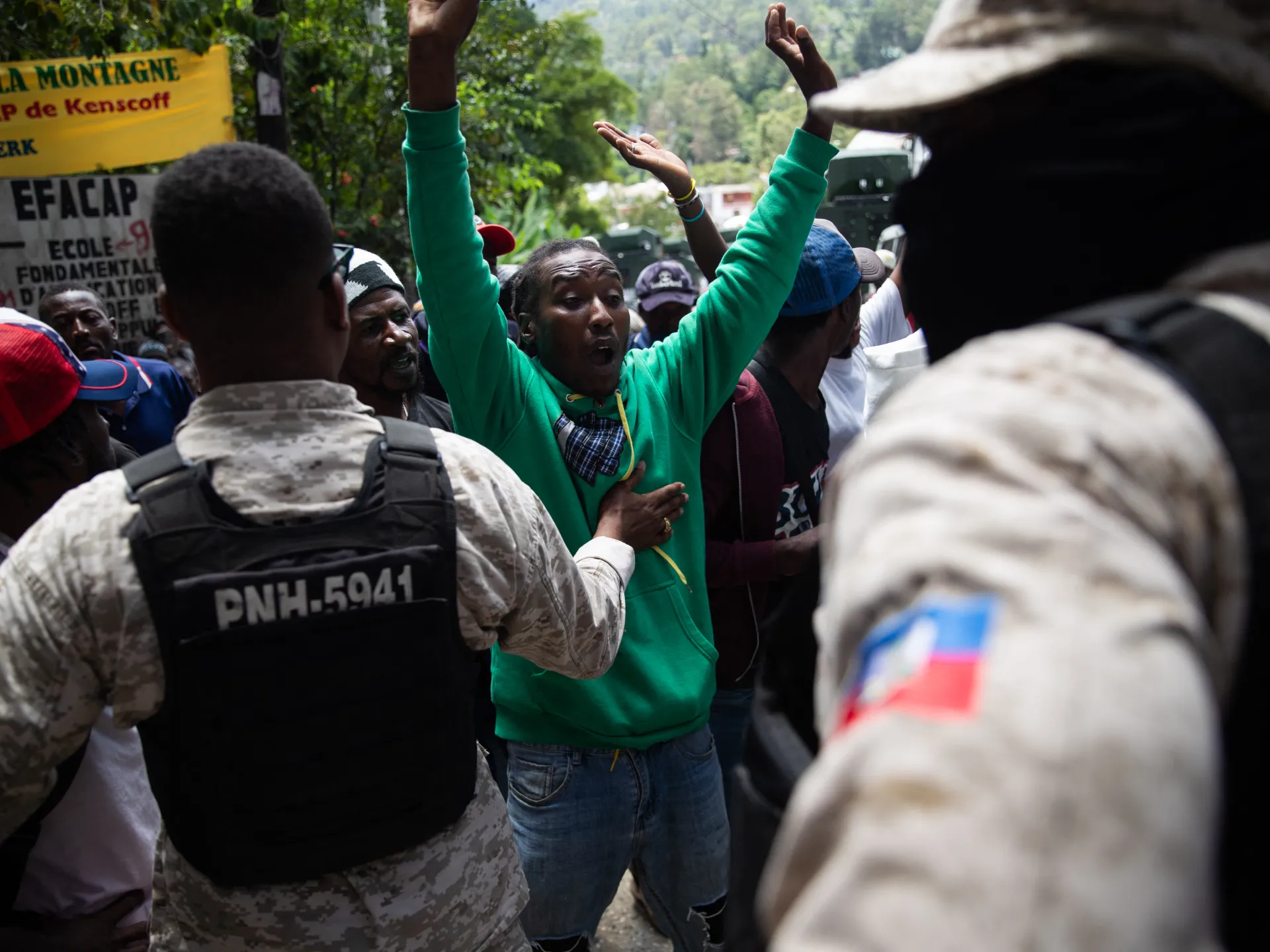 Haiti police confront public frustration after deadly gang attack kills 47 | Conflict News