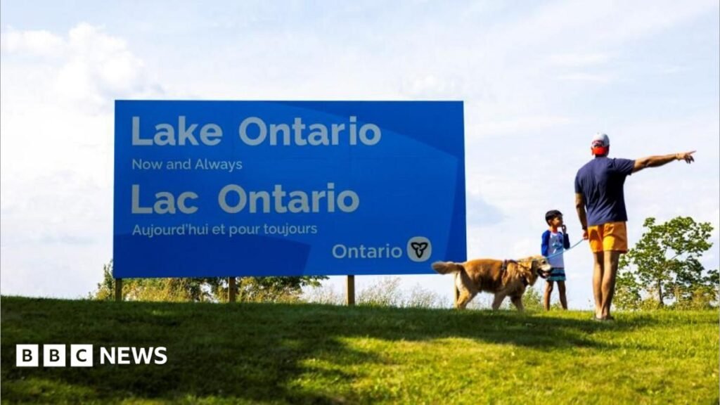 Canada installs large Lake Ontario sign in latest jab at US | ACTPnews