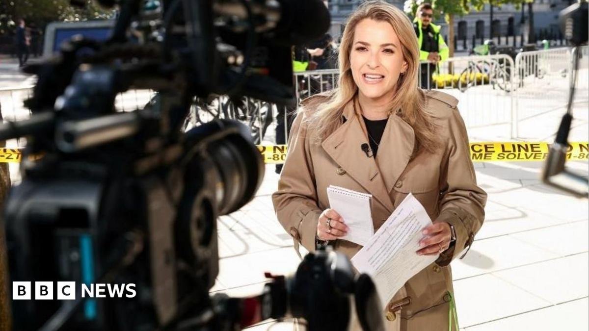 CNN White House correspondent Betsy Klein works near the White House on 24 September 2026