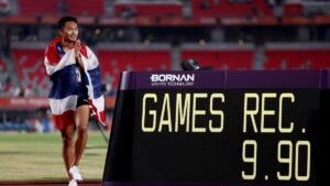 Puripol Boonson breaks Asian Games Record to win men’s 100m title in Aichi-Nagoya | ACTPnews
