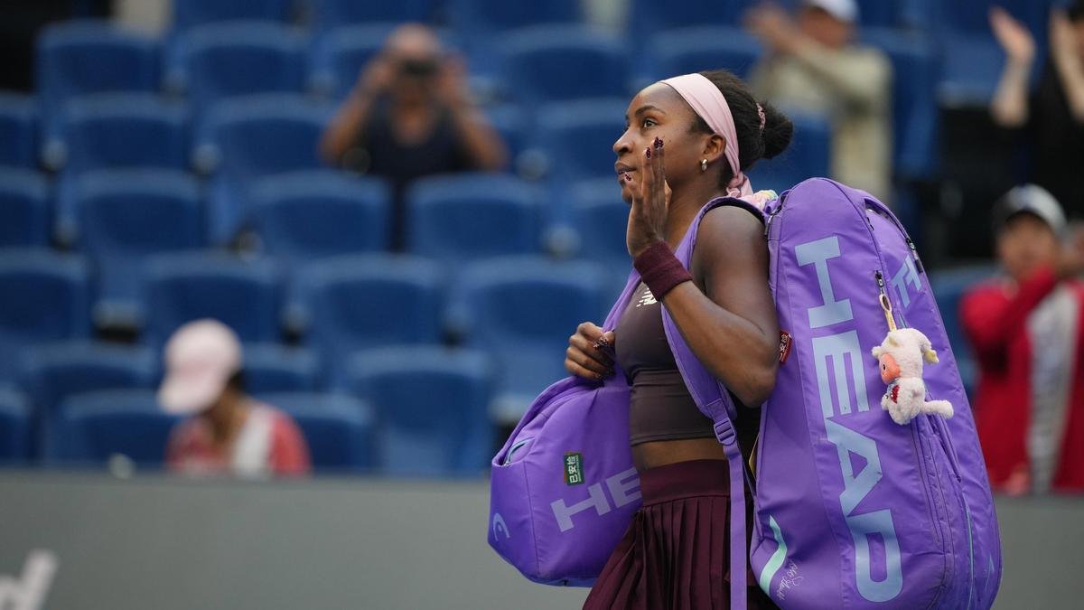 Coco Gauff loses after citing an ‘insane’ wave of racist abuse following previous match in Beijing