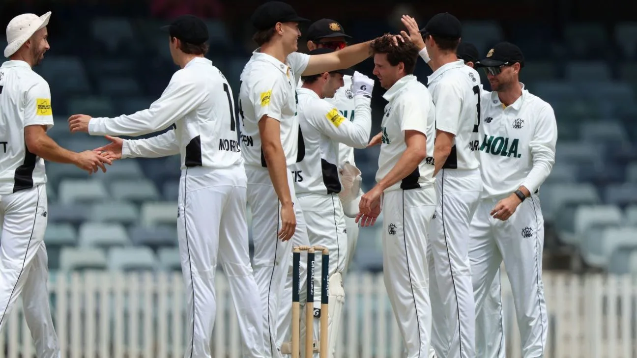 Sheffield Shield 2026/27, WA vs QLD 3rd Match Match Report, October 08 - 11, 2026